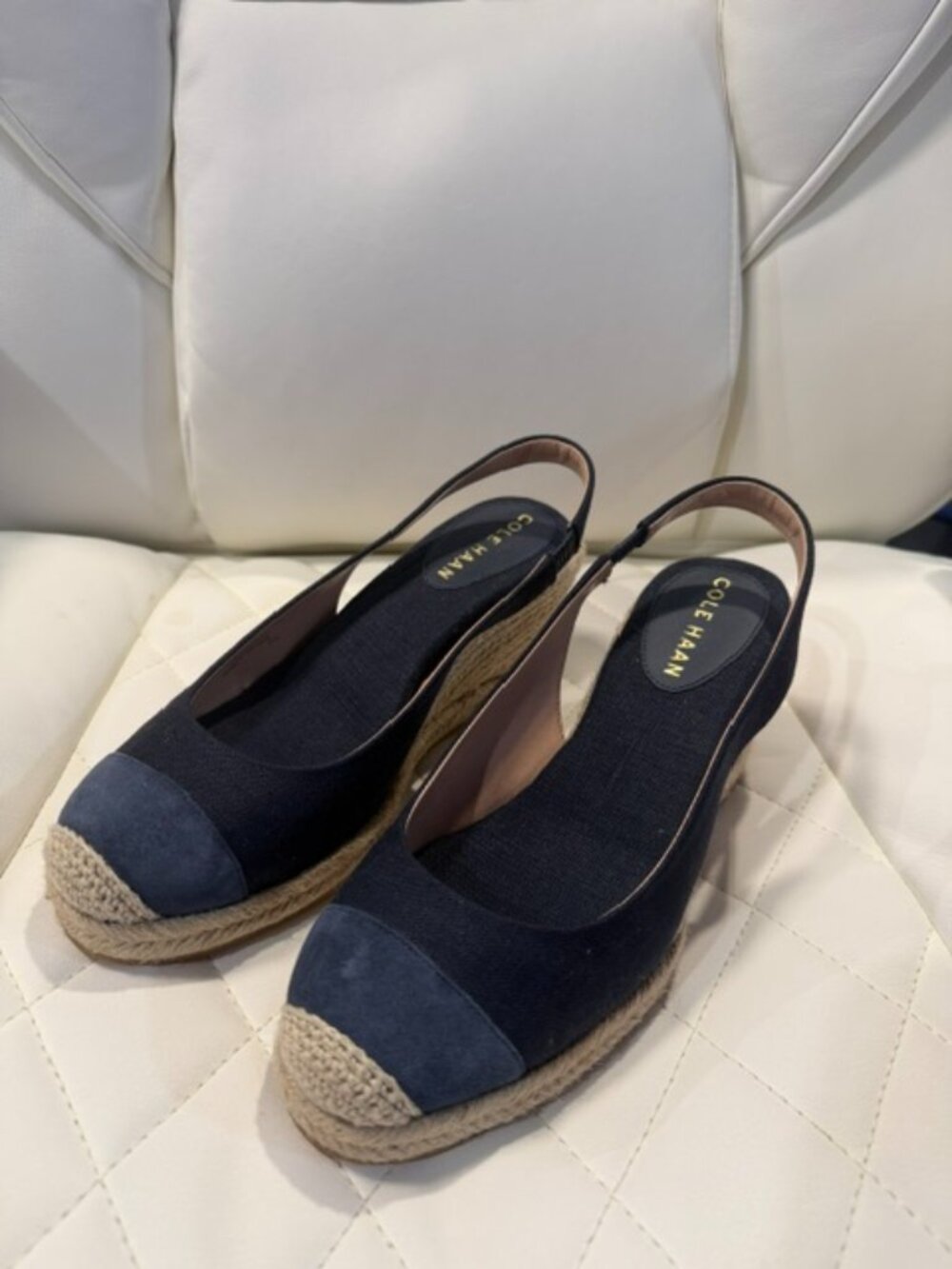 Cole Hann high heels espadrilles